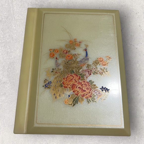 3/$20 
Vintage photo album with beautiful peacock design - Picture 12 of 15